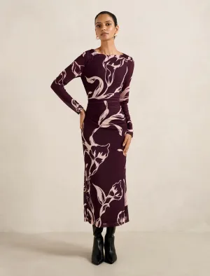 Practical yet fashionable midi Relaxed Style Ally Petite Long Sleeve Midi Dress