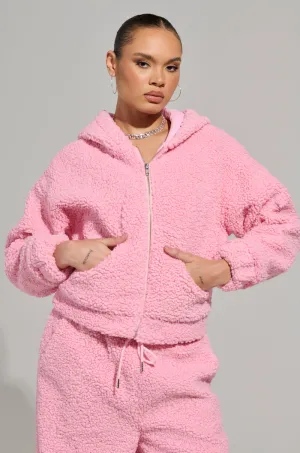 SOUR CANDY SHERPA ZIP UP HOODIE Business Ready
