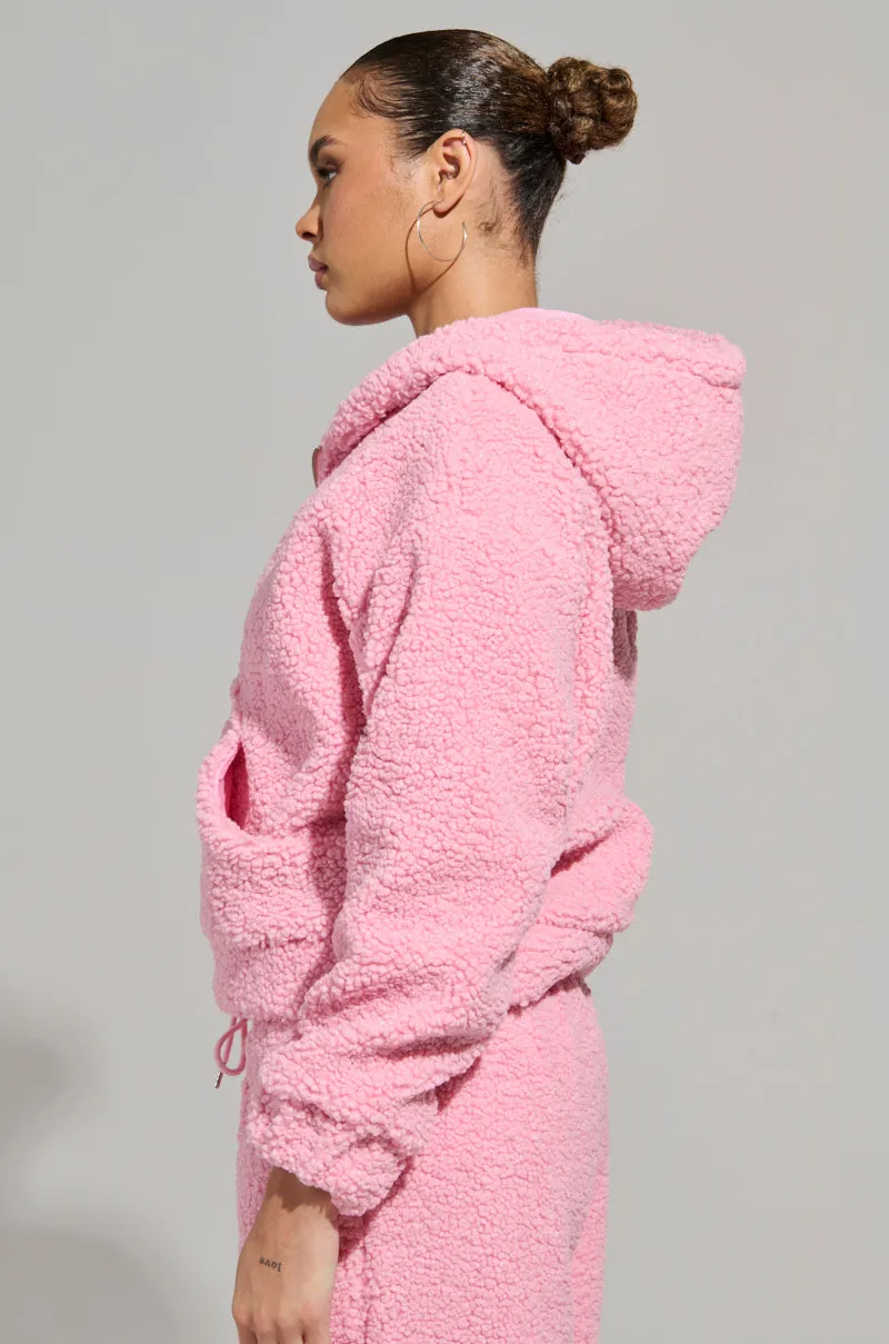 SOUR CANDY SHERPA ZIP UP HOODIE Chill Comfort Comfy Hoodies