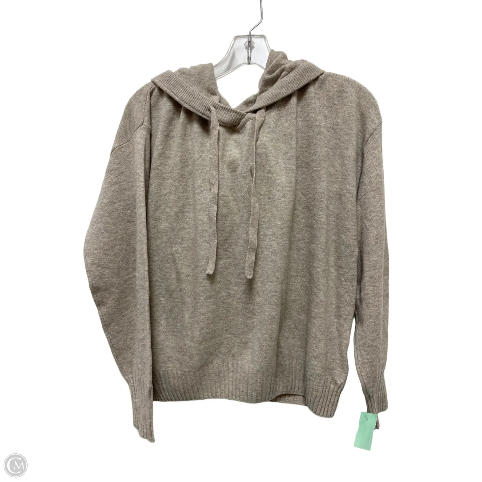Outdoor Look Sweatshirt Hoodie By Gap In Tan, Size: M