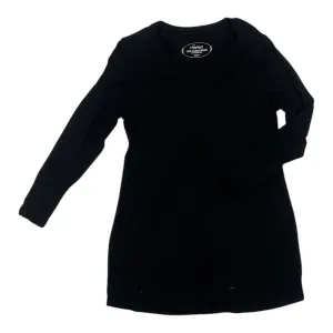 Pure Linen Blend Sweatshirt Crewneck By Soma In Black, Size:M