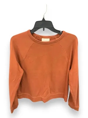 Sweatshirt Crewneck By Universal Thread In Orange, Size: M Soft Inner Lining