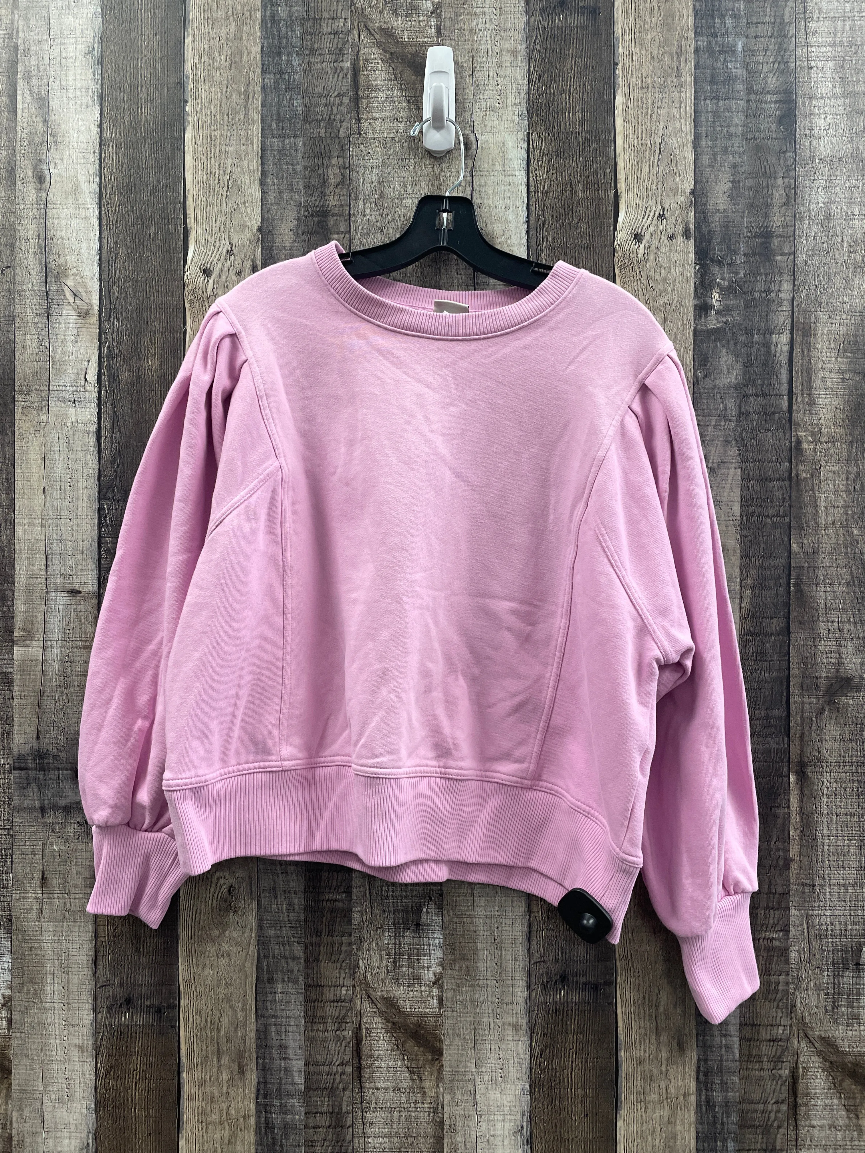 Sweatshirt Collar By A New Day In Pink, Size: L Ergonomic Pattern
