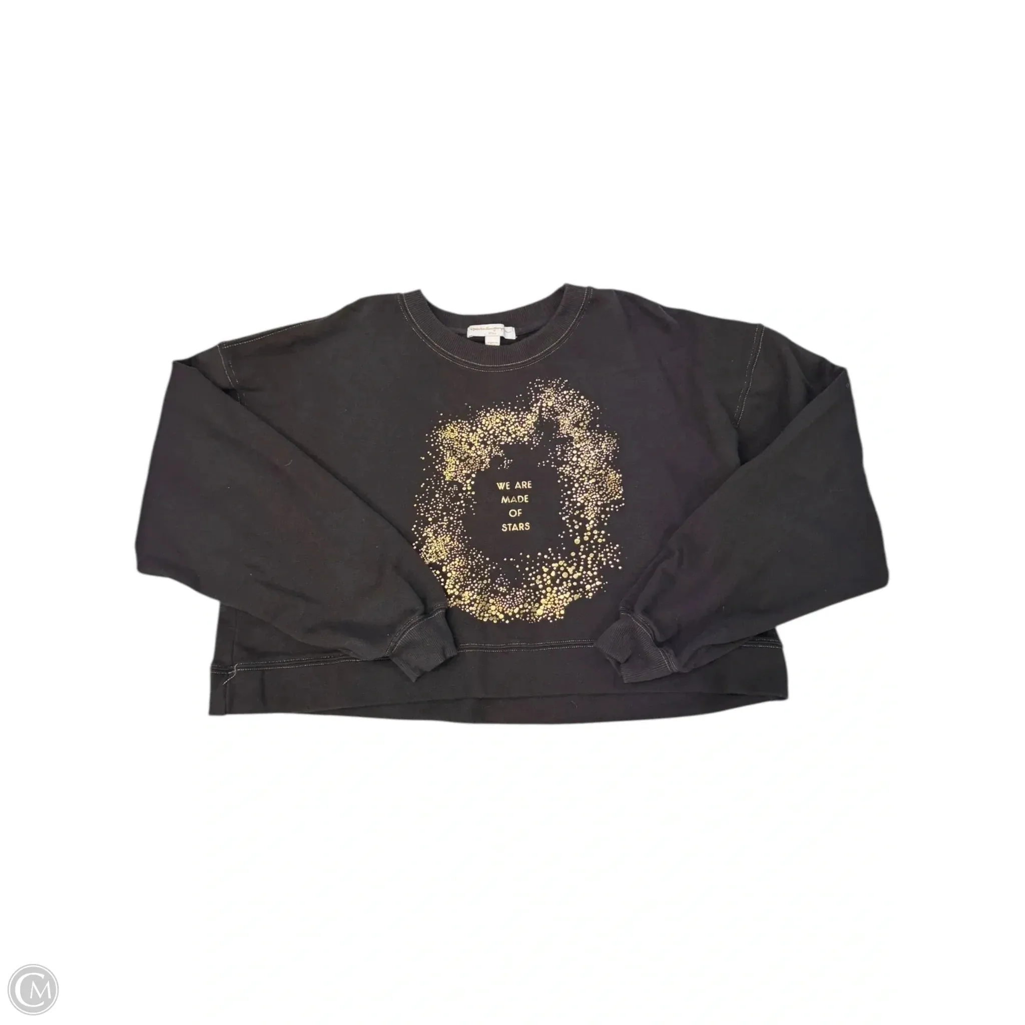 Relaxed Jeans FourWayStretch Sweatshirt Crewneck By Spiritual Gangster In Grey, Size: S
