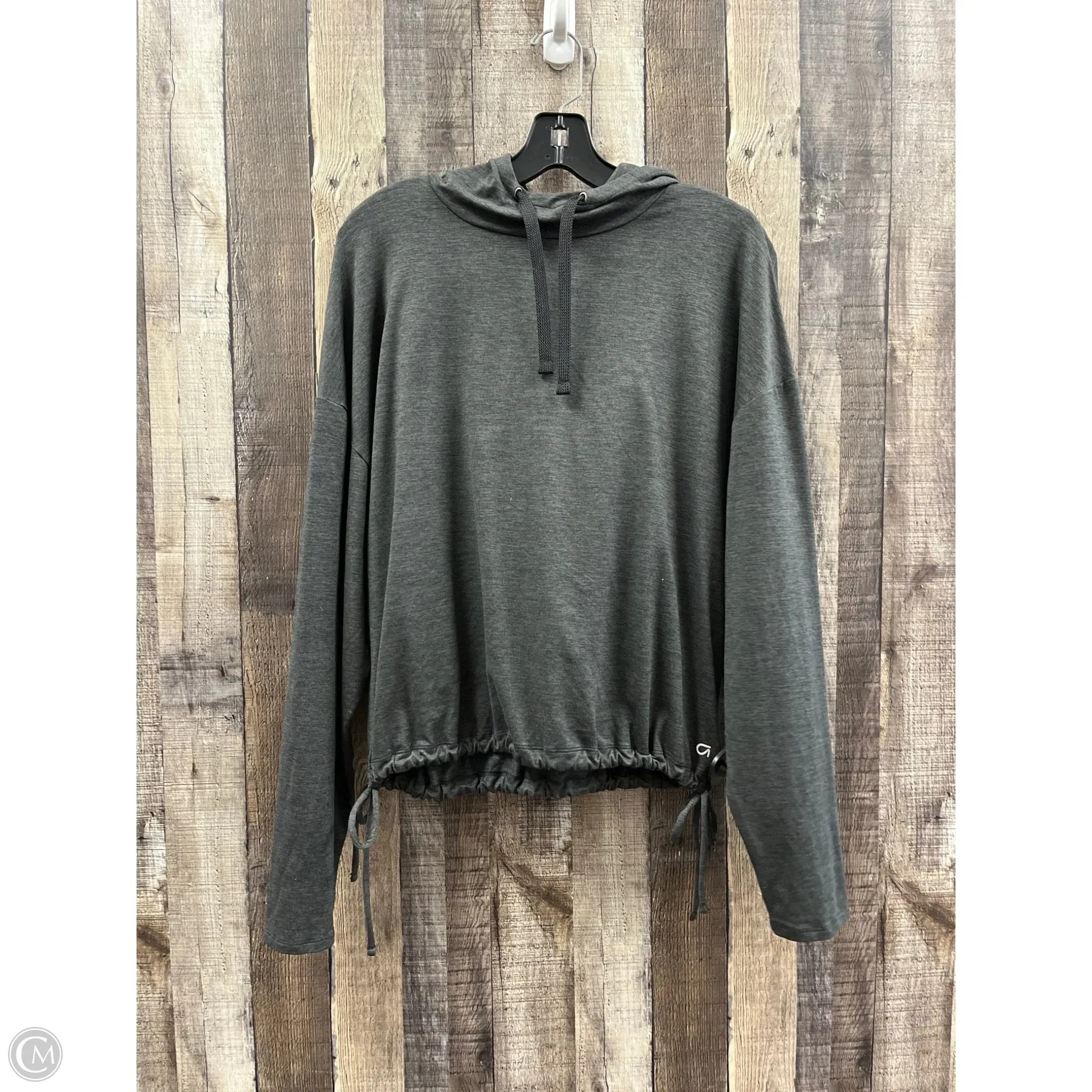 Athletic Sweatshirt Hoodie By Gapfit In Black, Size: M Day Glow