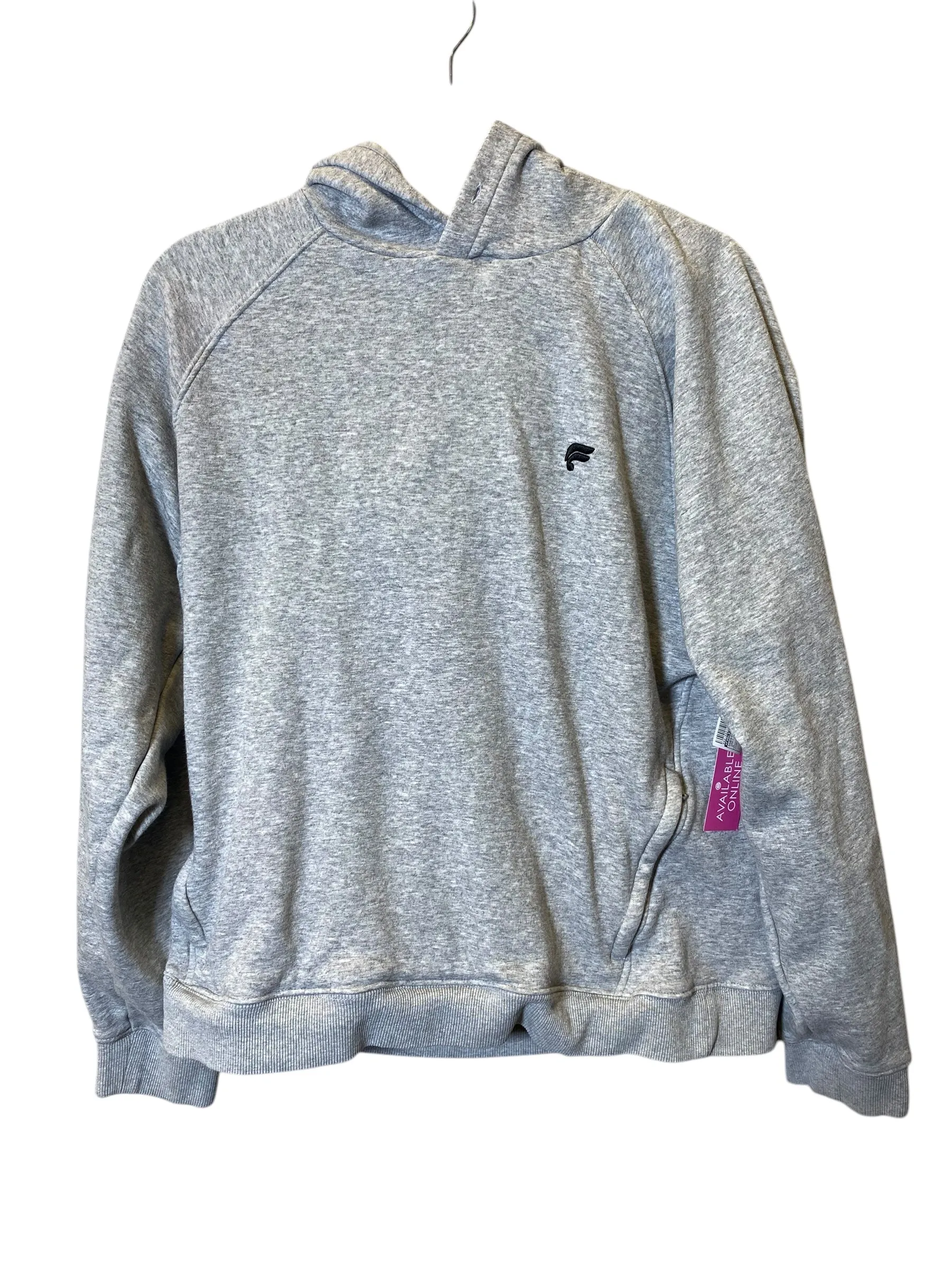 Sweatshirt Hoodie By Fabletics In Grey, Size: M Beach Fit
