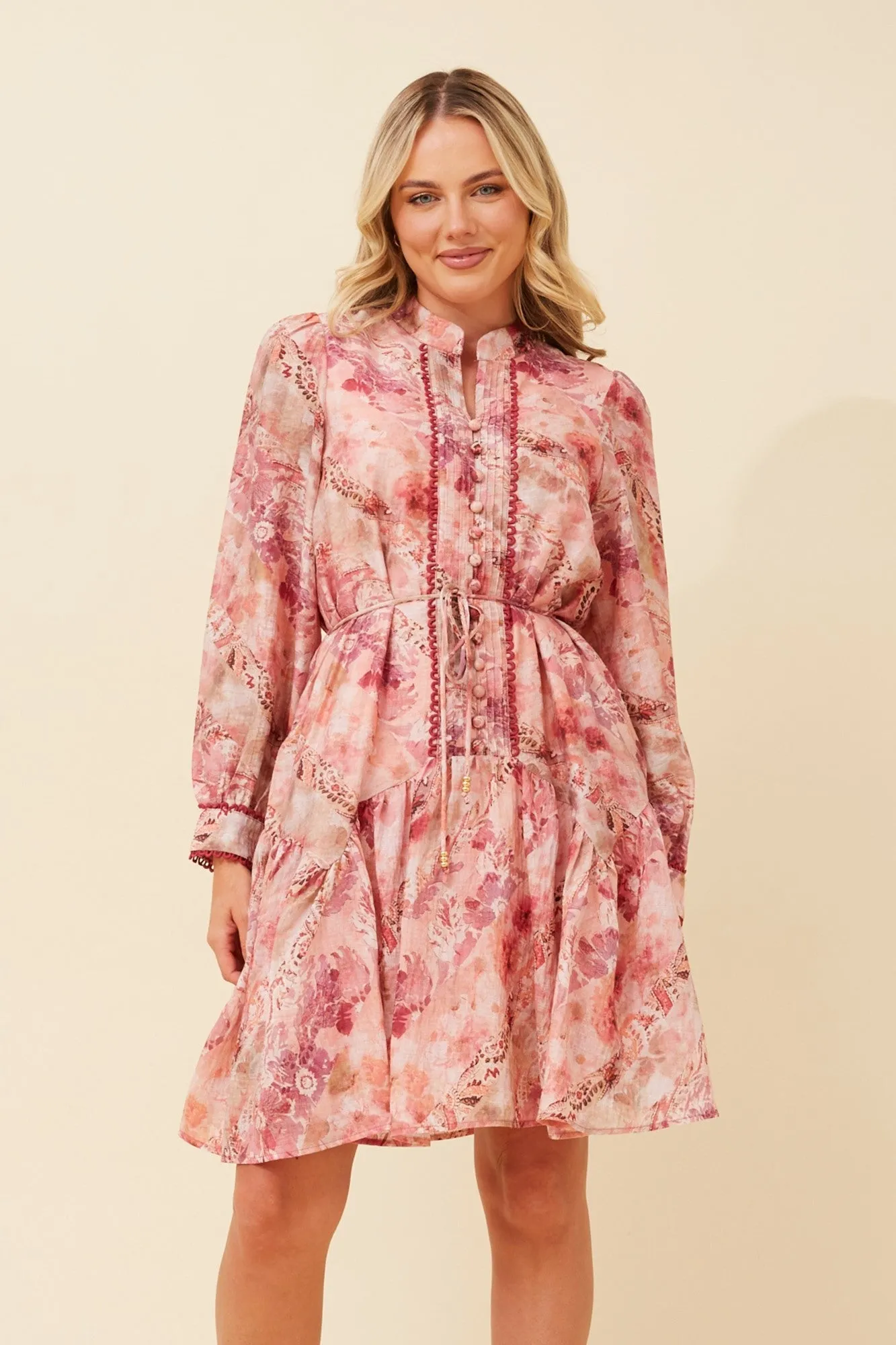 UMI FLORAL LACE DRESS Winter Apparel Comfy Fashion
