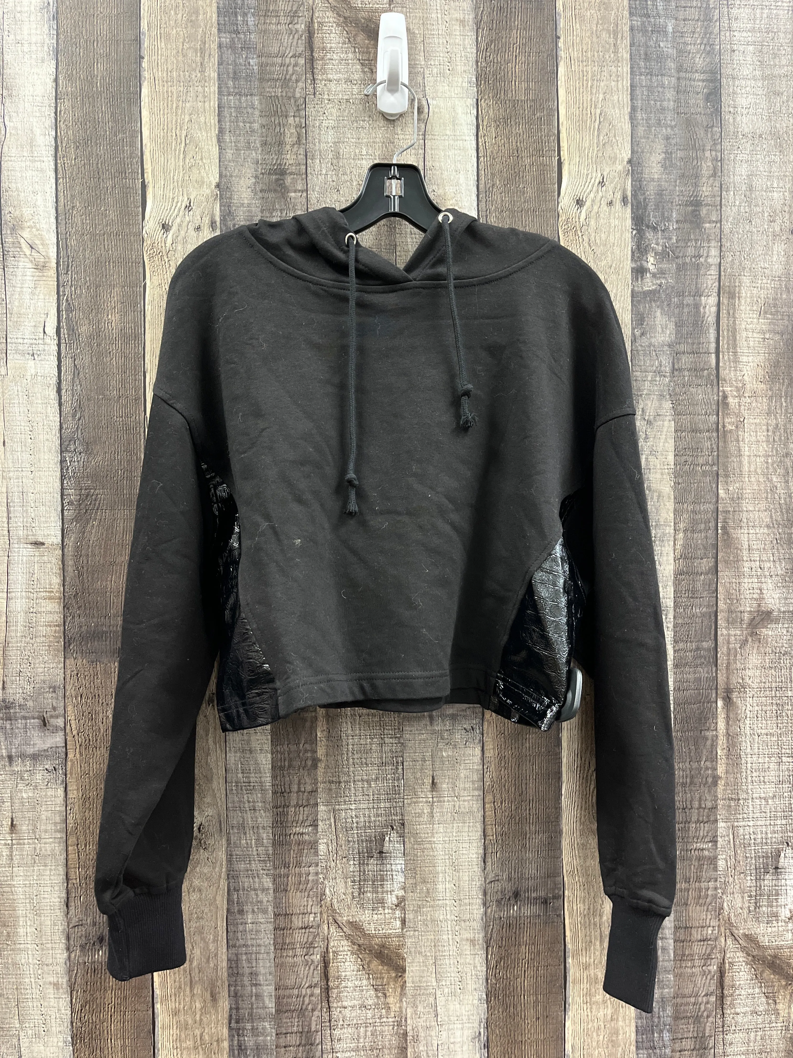 Business Attire Sweatshirt Hoodie By Hem & Thread In Black, Size: S