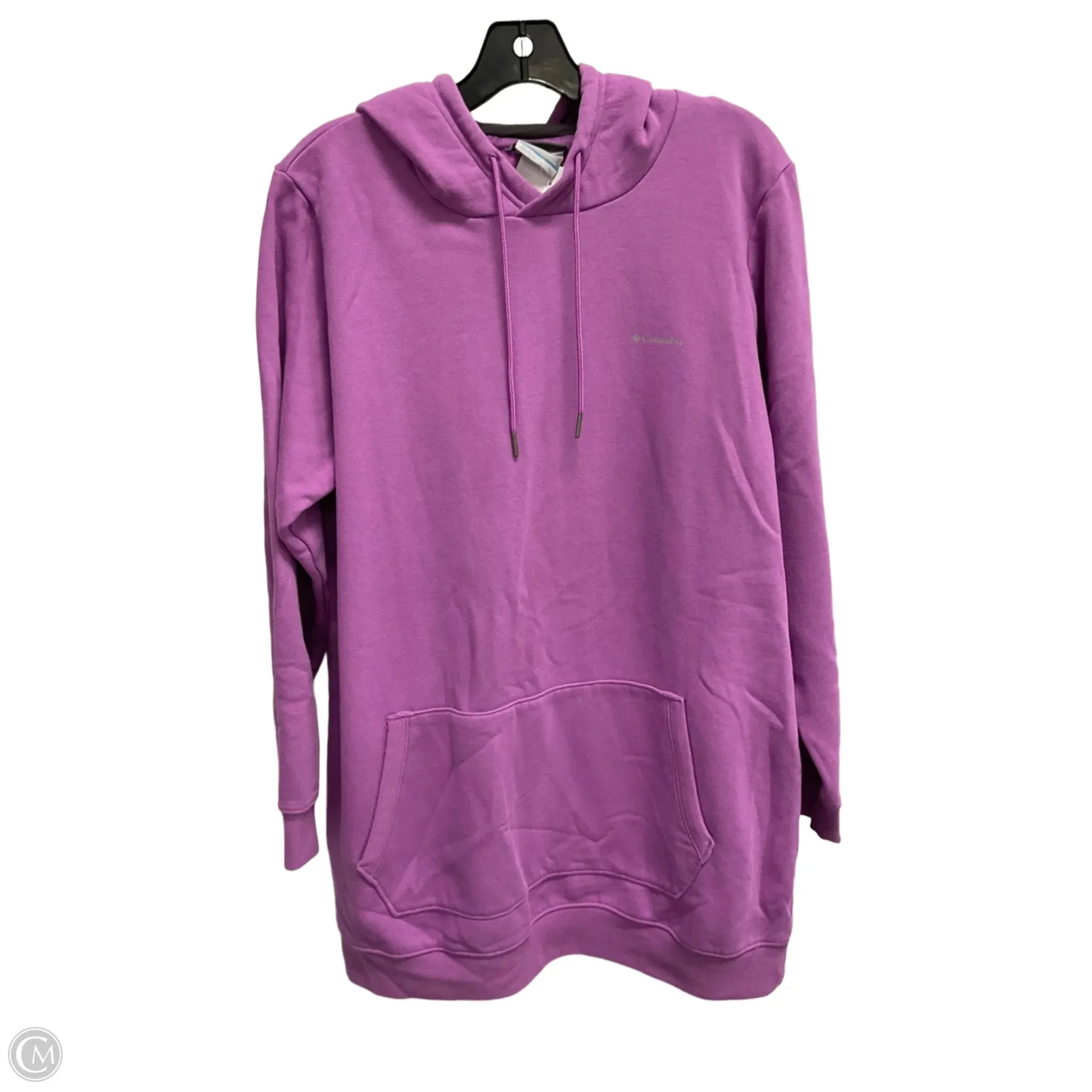 CompressionEnhanced Fit Sweatshirt Hoodie By Columbia In Purple, Size: Xl