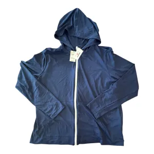 Sweatshirt Hoodie By Lands End In Navy, Size:L Wide Glow