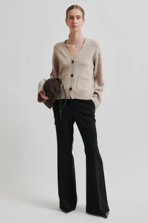 SmoothInnerLining SustainableYarnBlend Fique Flared Trousers