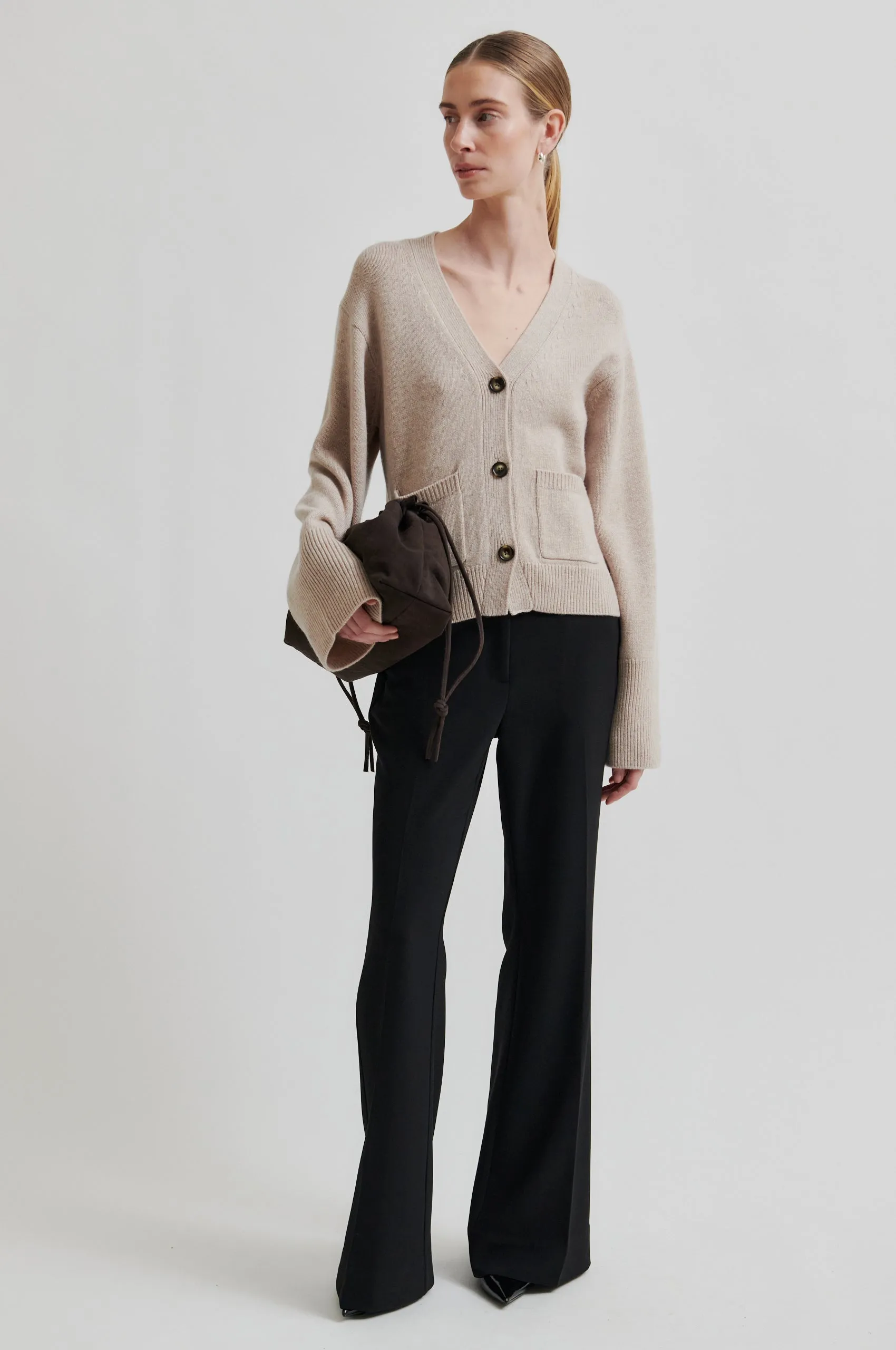 Tech Mood Neo Mode Fique Flared Trousers