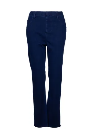 Fitted Comfort Wonder Stretch Denim Short Jeans | DARK BLUE | 6942B1