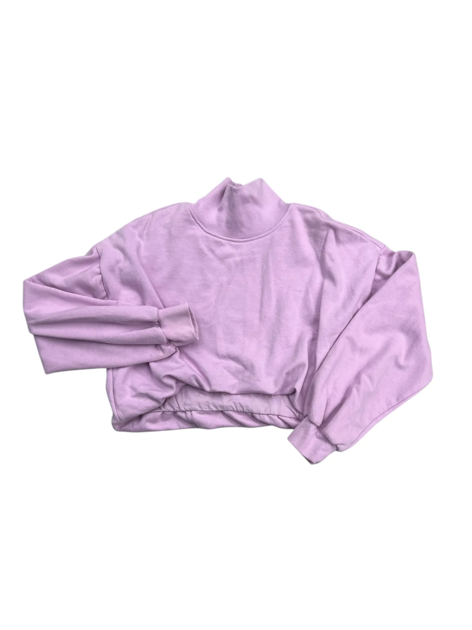 Warm Knit Sweatshirt Collar By Pilcro In Purple, Size: S