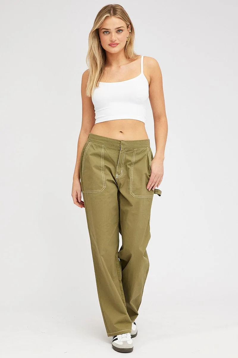 White Singlet Top Round Neck Seamless Snow Core Laid-Back Outfit
