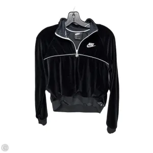 Minimal Design ButterySoftTexture Athletic Sweatshirt Hoodie By Nike Apparel In Black, Size: M
