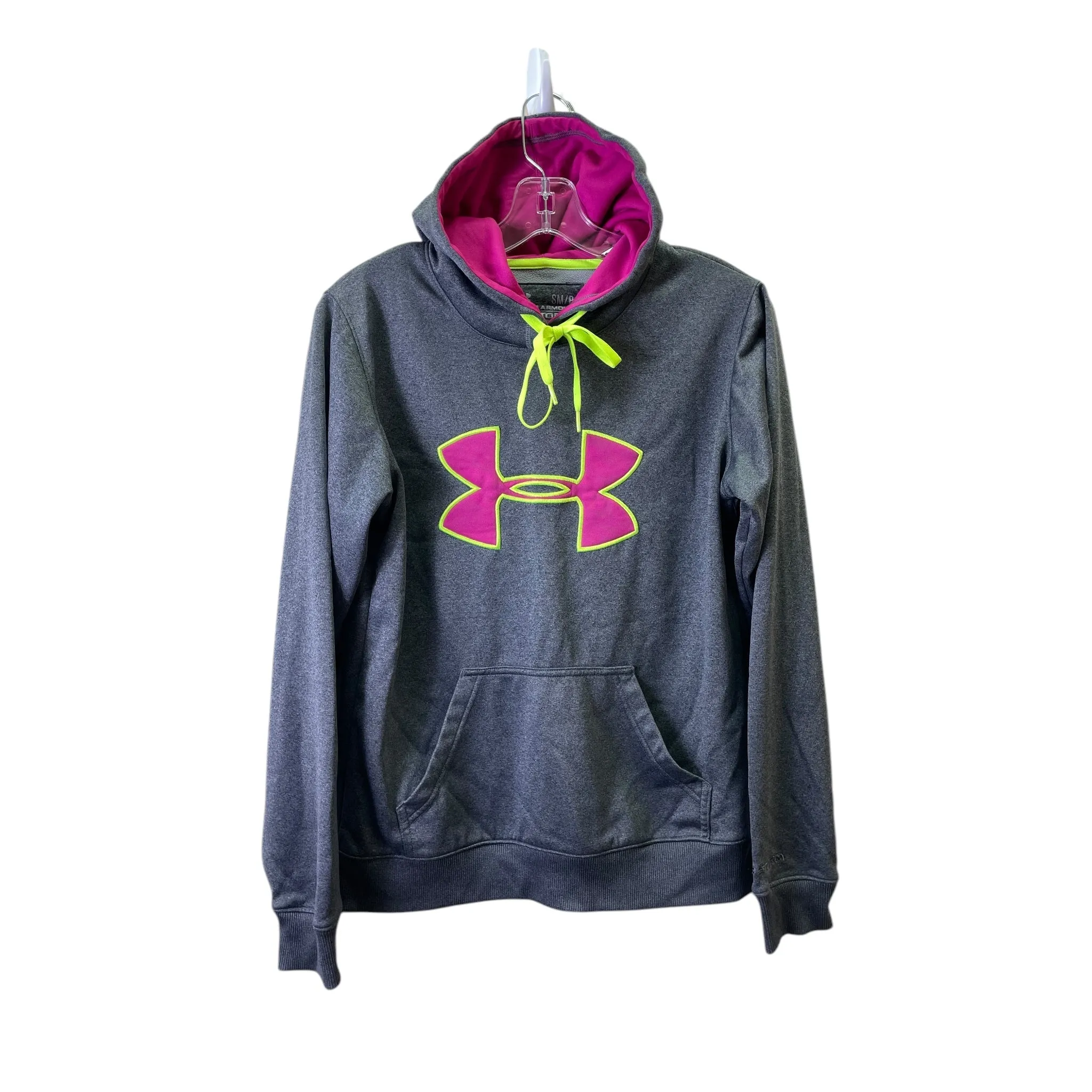 Scandi Clean Casual Sweater Athletic Sweatshirt Hoodie By Under Armour In Grey, Size:Sp