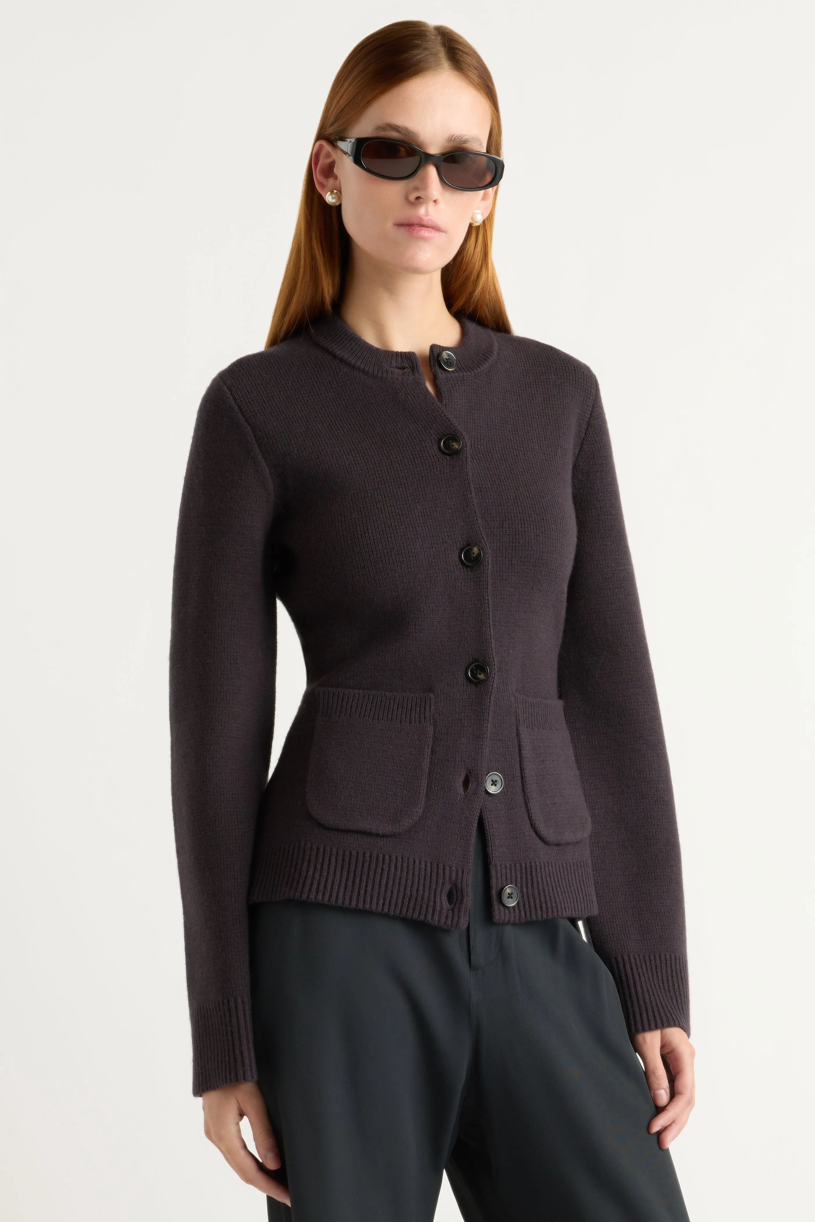 Elegant Knit Comfy Must-Have Eames Organic Cotton-Wool Cardigan