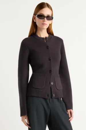 Elegant Knit Comfy Must-Have Eames Organic Cotton-Wool Cardigan