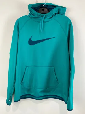 Surf Mood Athletic Sweatshirt Hoodie By Nike In Green, Size: L