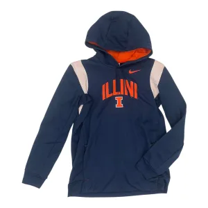 LightweightWeave Fresh Glow Athletic Sweatshirt Hoodie By Nike In Navy, Size:M