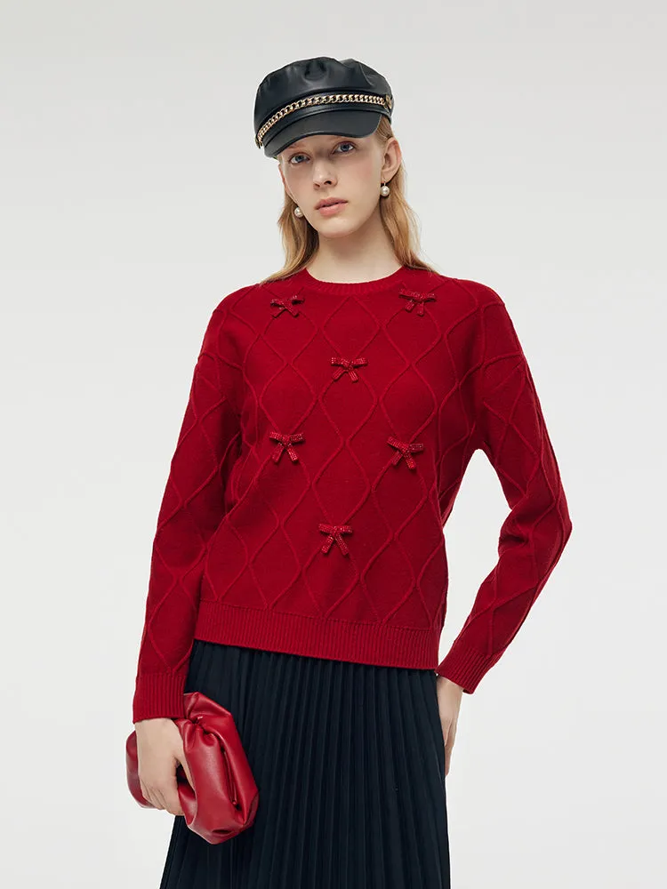 Bio Based Textile Innovation Tencel Wool Blend Women Sweater