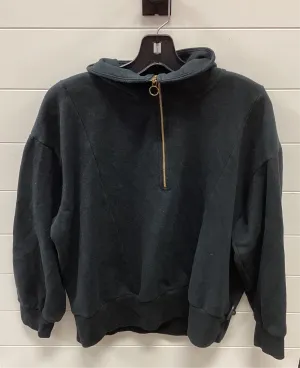 Colorfast Technology Athletic Sweatshirt Collar By A New Day In Black, Size:1X