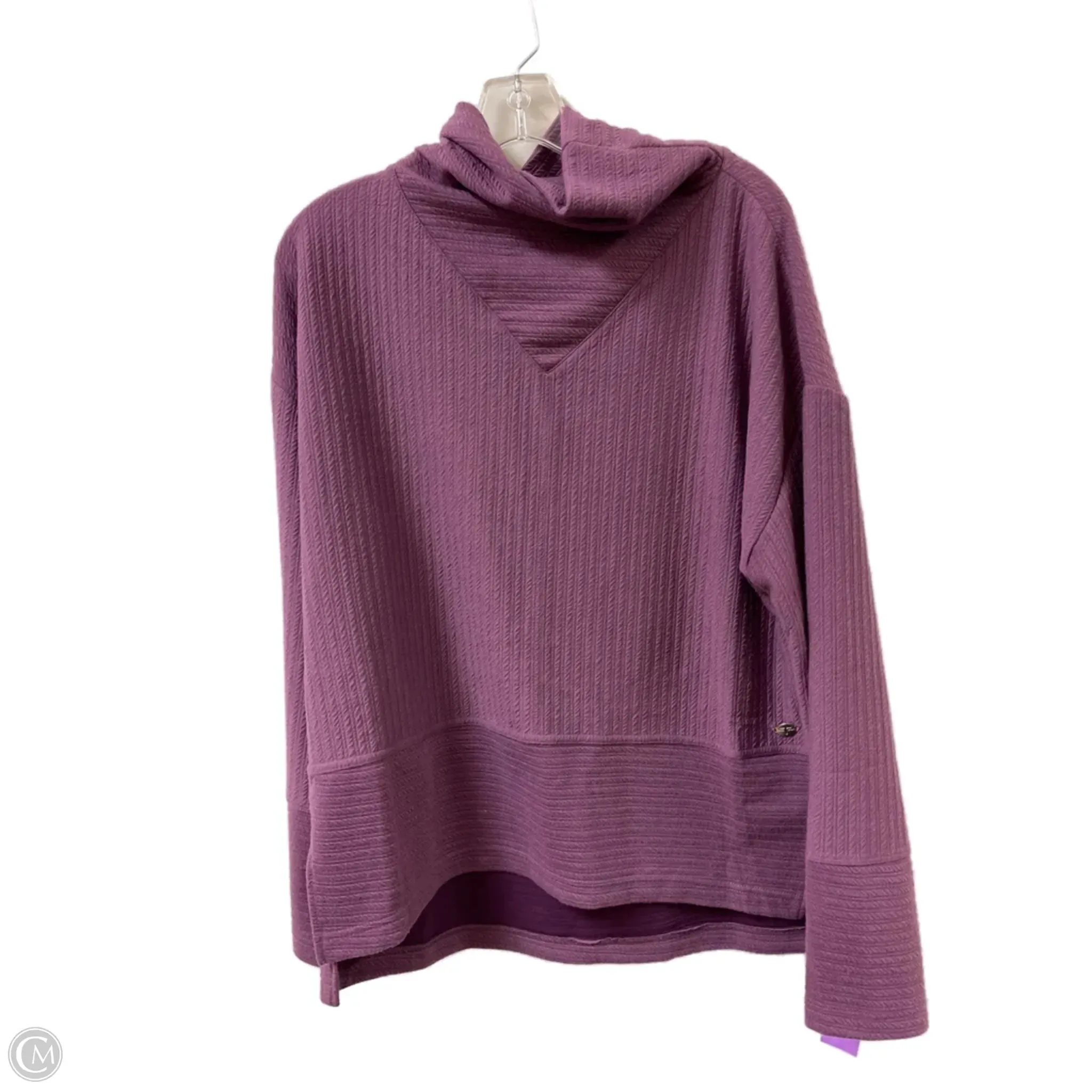 Athletic Sweatshirt Collar By Tahari By Arthur Levine In Purple, Size: L High-Waisted Pants Active Ease