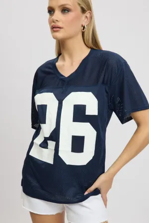 Comfort Design Blue Sport Tee Short Sleeve