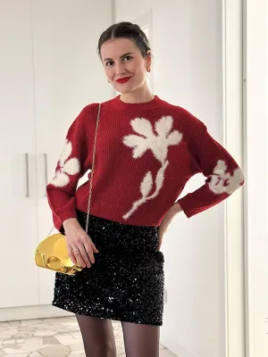 Mohair Wool Blend Women Sweater Seasonal Layering