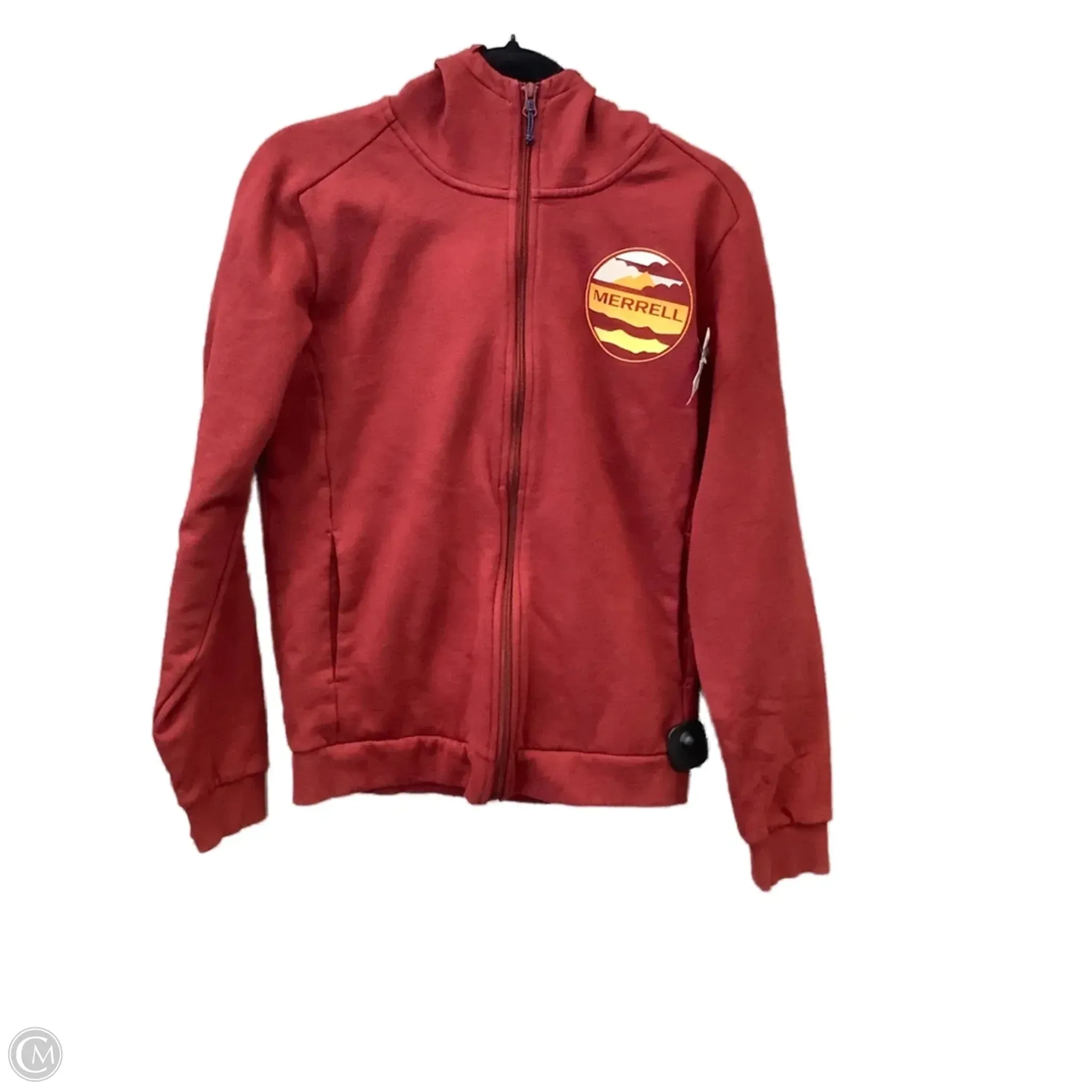 Breezy Comfort Metro Mode Sweatshirt Hoodie By Merrell In Red, Size: S