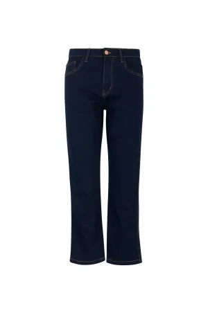 Everyday Use Permanent Crease Retention Wonder Denim Xtra Short Jeans | DARK INDIGO | 6604B1