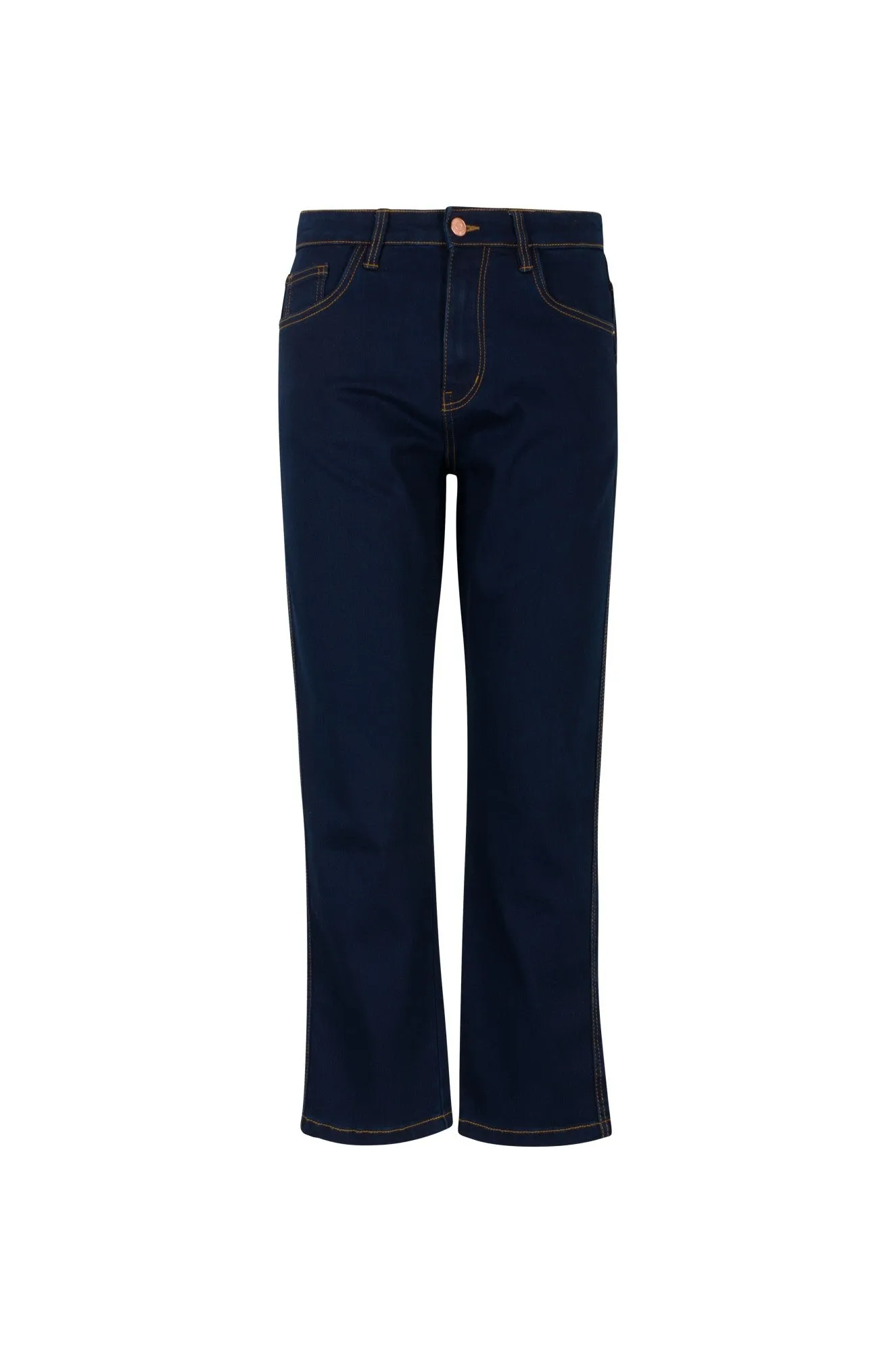 Everyday Use Permanent Crease Retention Wonder Denim Xtra Short Jeans | DARK INDIGO | 6604B1
