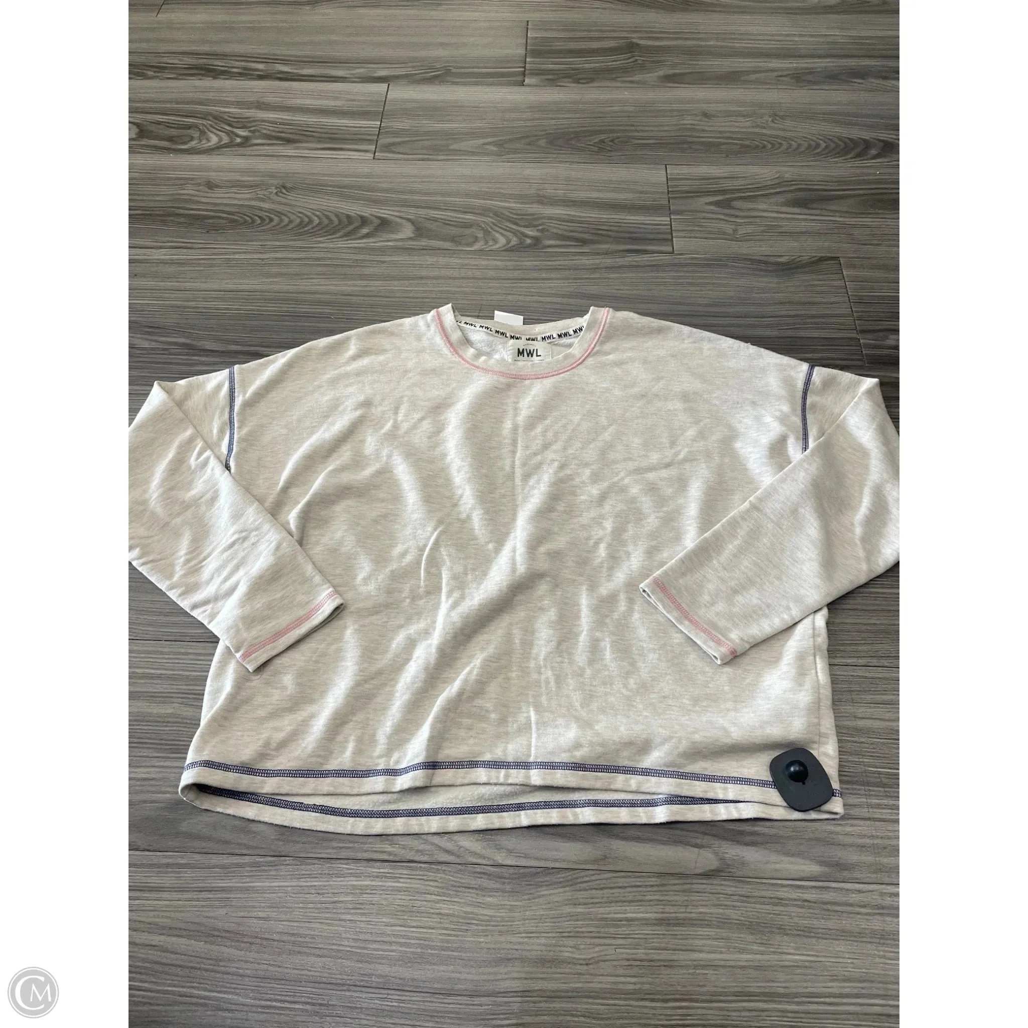 River Core Sweatshirt Crewneck By Madewell In Tan, Size: M