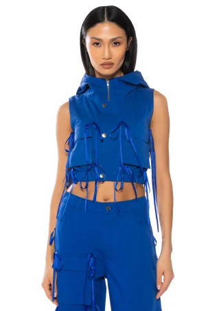 TALK OF THE TOWN HOODED TOP Timeless Relaxed Fitted Cut