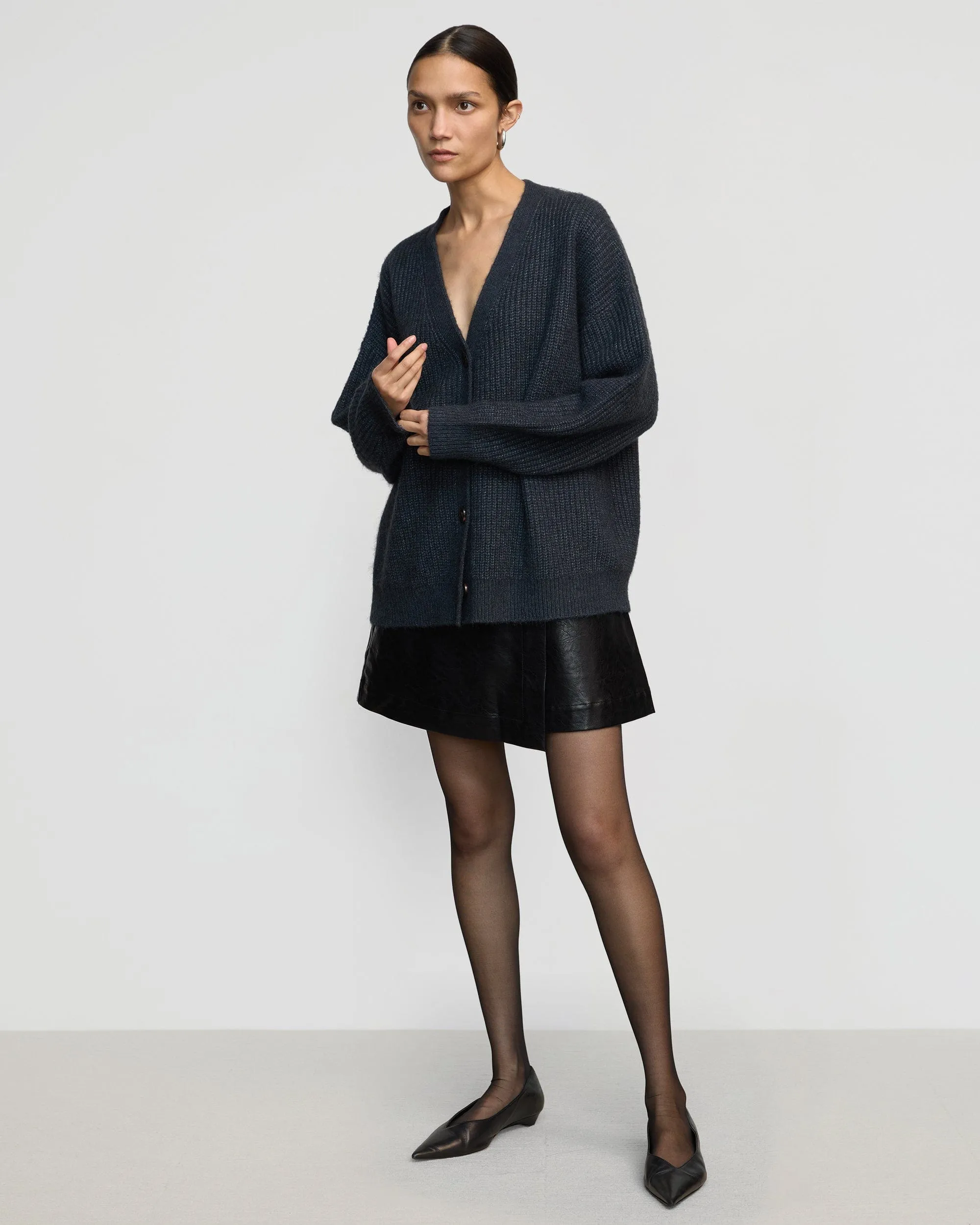 Adley Oversized Cardigan Comfortable Knitwear Layered Look