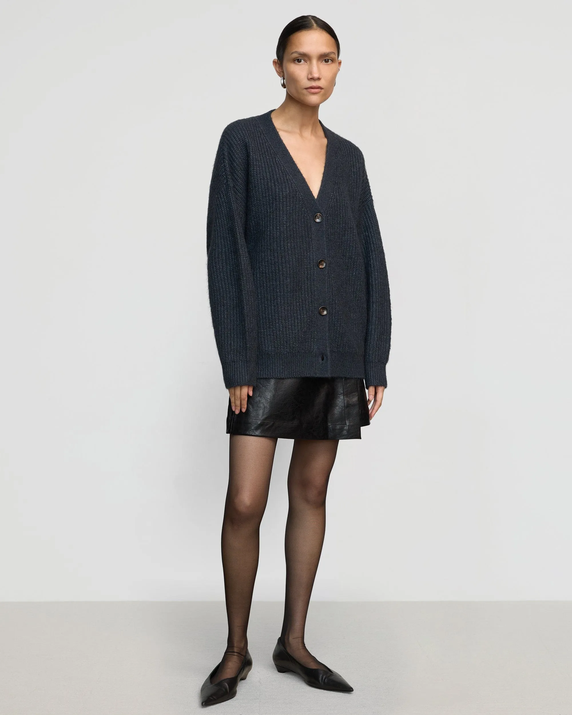 Casual Comfort Wear Premium Cotton Blend Adley Oversized Cardigan