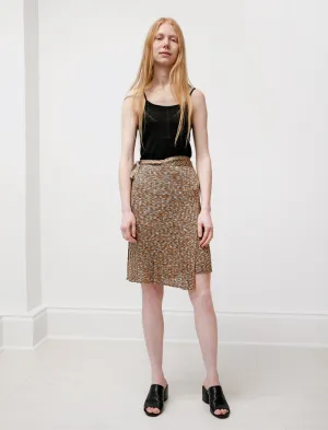 Neat Mood Space Knit Wrap Skirt