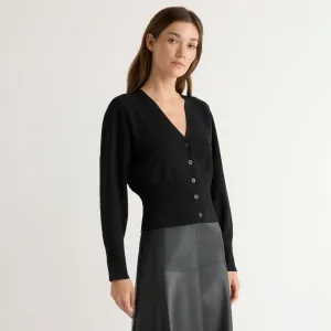 Carson Button-Front Cardigan Perfect Comfort