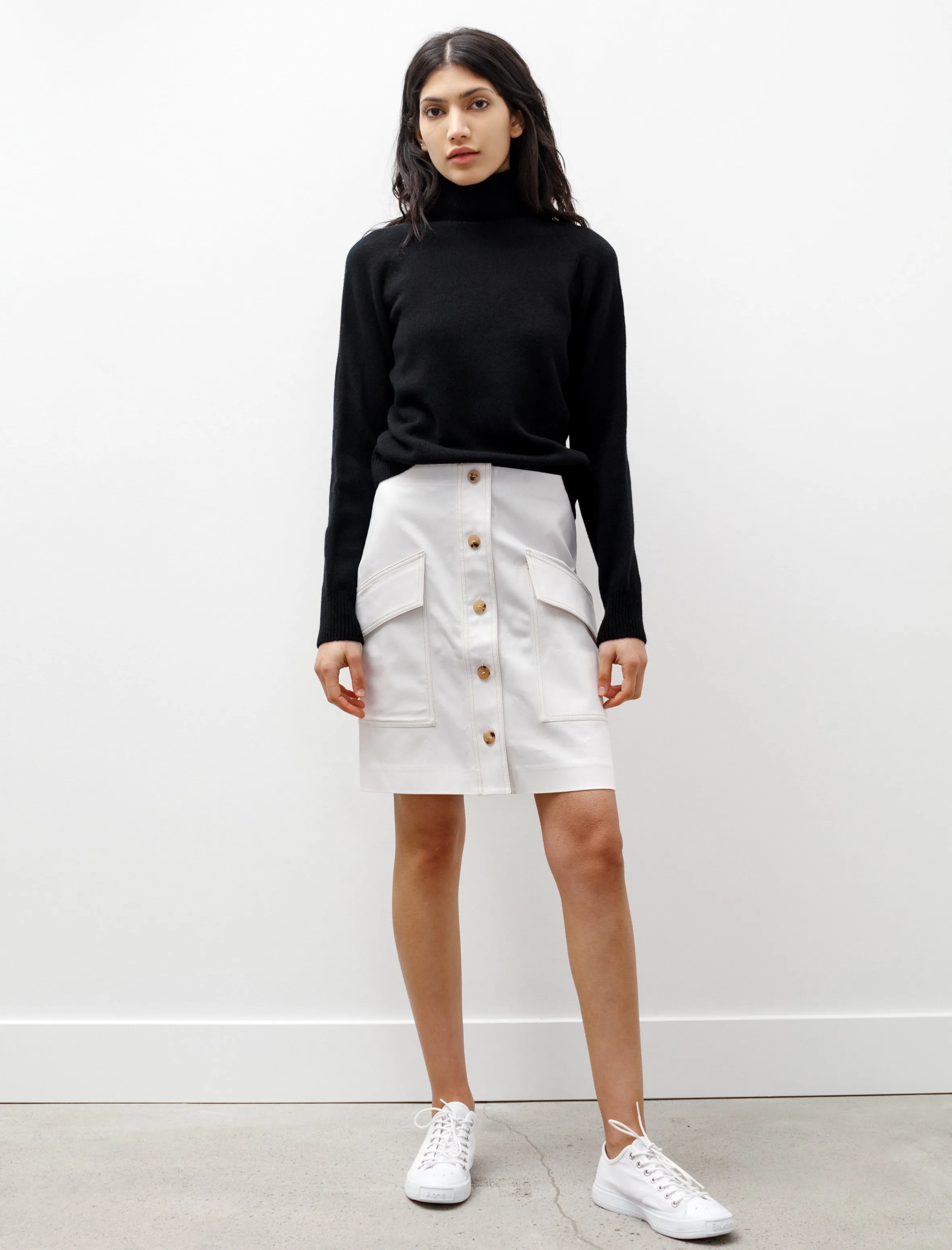 Sirenk Skirt Dirty White Comfy Style