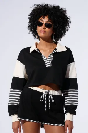 Chill Style ON MY MIND CROP SWEATSHIRT
