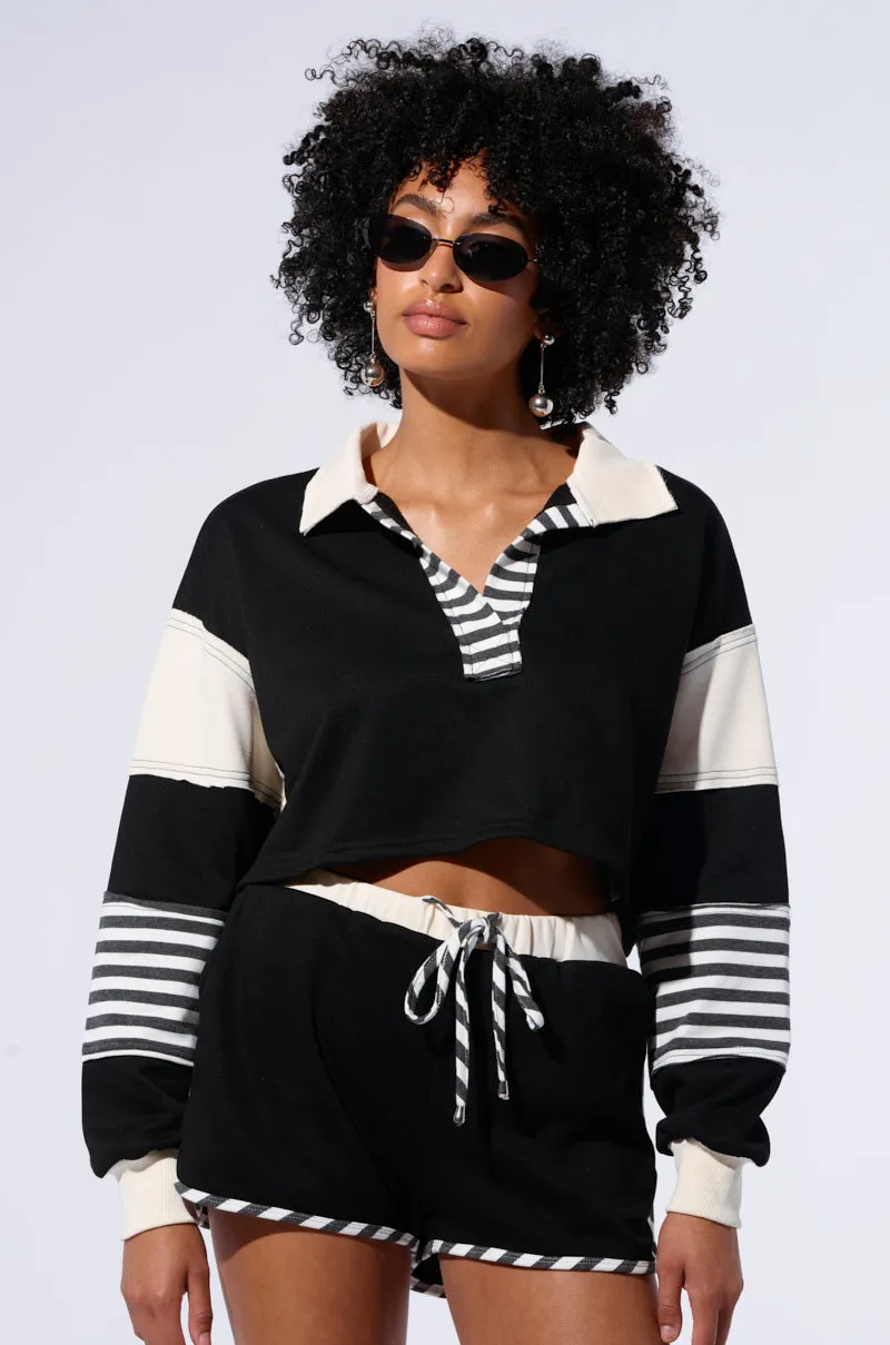 Chill Style ON MY MIND CROP SWEATSHIRT