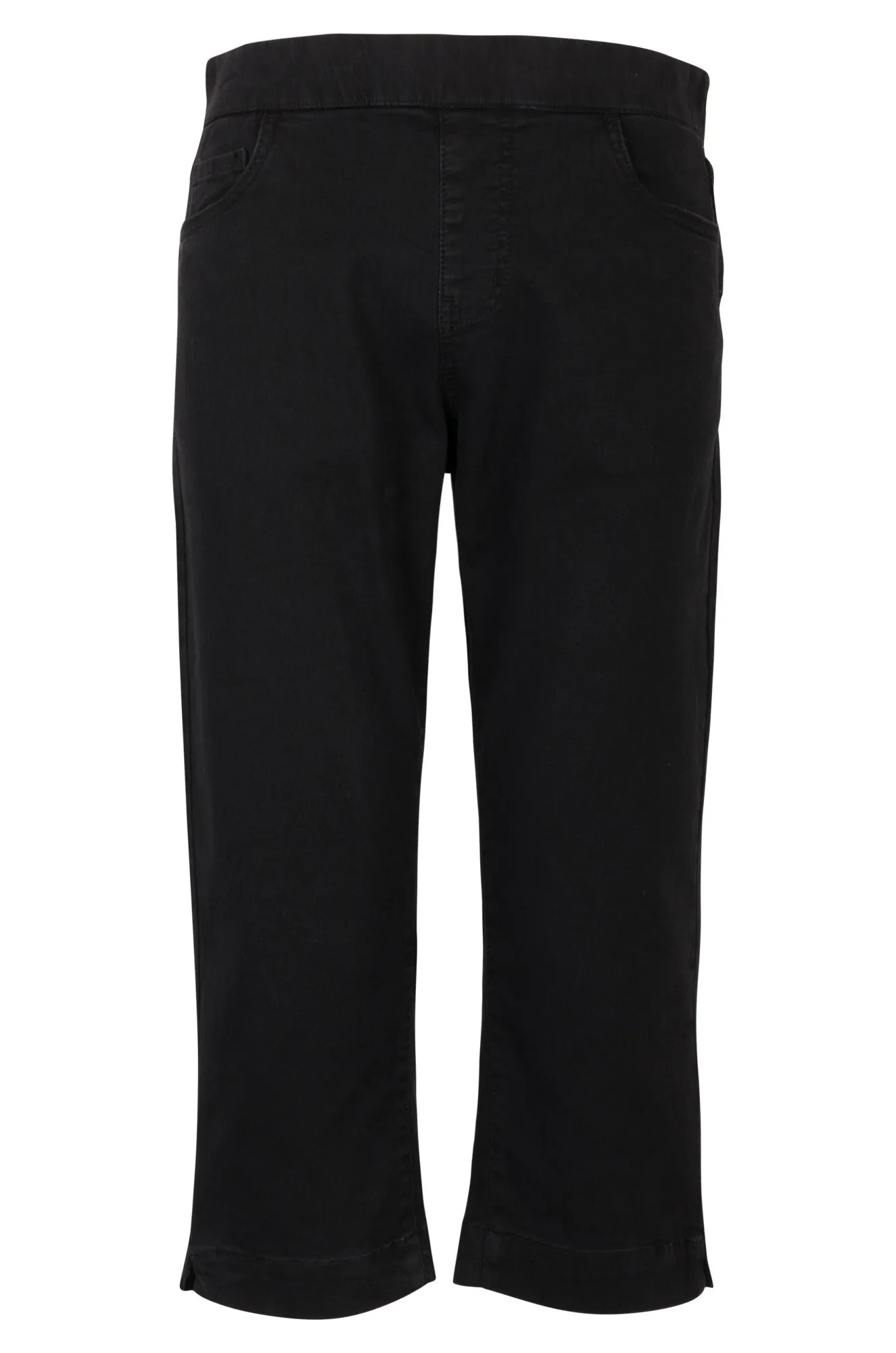 Casual Musthave Pull on Mid Calf Jeans | Black | 6506A1