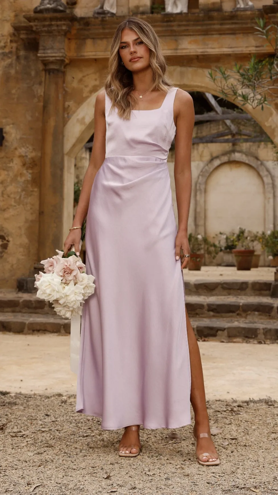 Flame Glow Alpine Glow Adeline Maxi Dress - Lilac