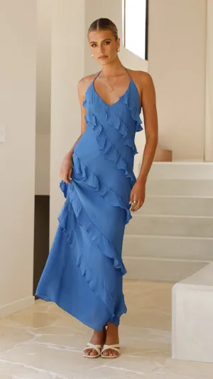 Sophia Maxi Dress - Cobalt Blue Pine Grove With its timeless design this dress is perfect for any season and any setting