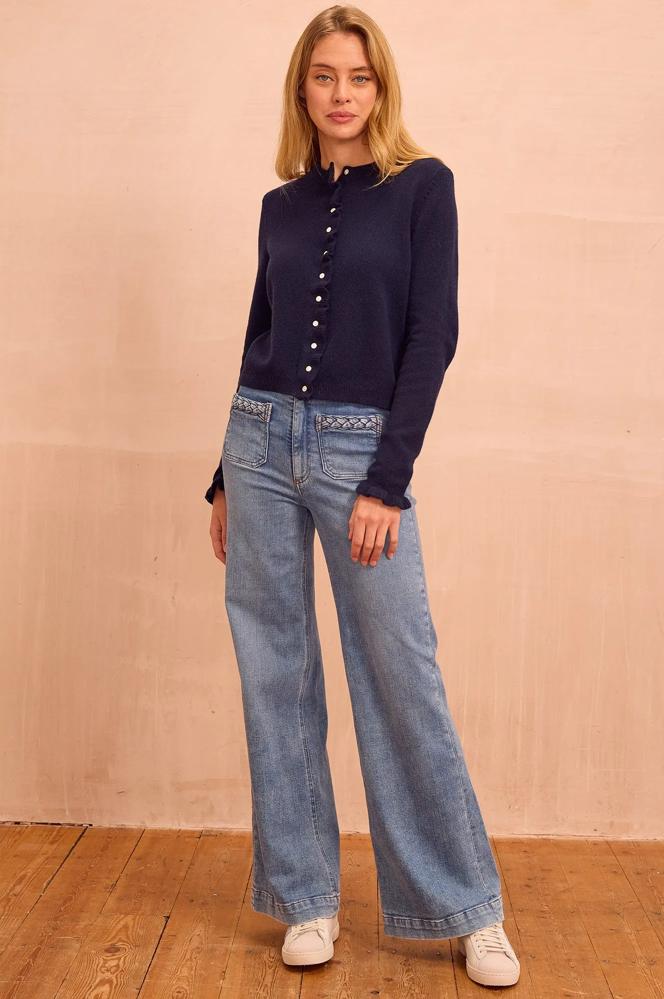 Earthy Music Event Comfort Stretch Weave MAISON HOTEL Willie Giulietta Jean | Light Blue