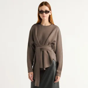 Everyday Layers Nara Tie-Front Knit Sweater