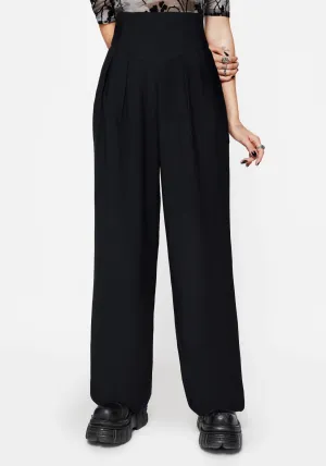 Brenna Corset High Waist Wide Leg Trouser Statement Piece Modern Waist