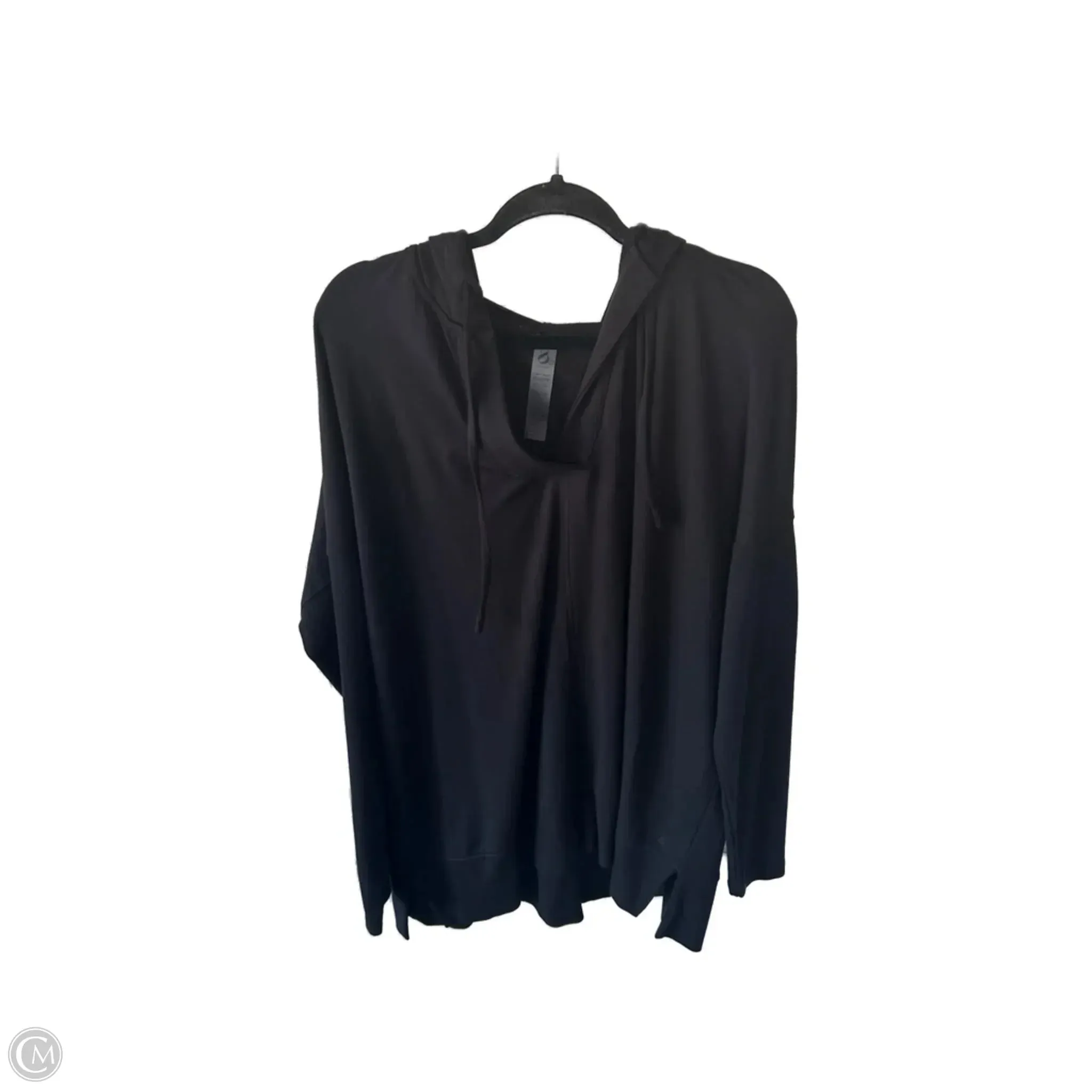 Low Care AbrasionResistant Material Sweatshirt Hoodie By Lou And Grey In Black, Size: Xl