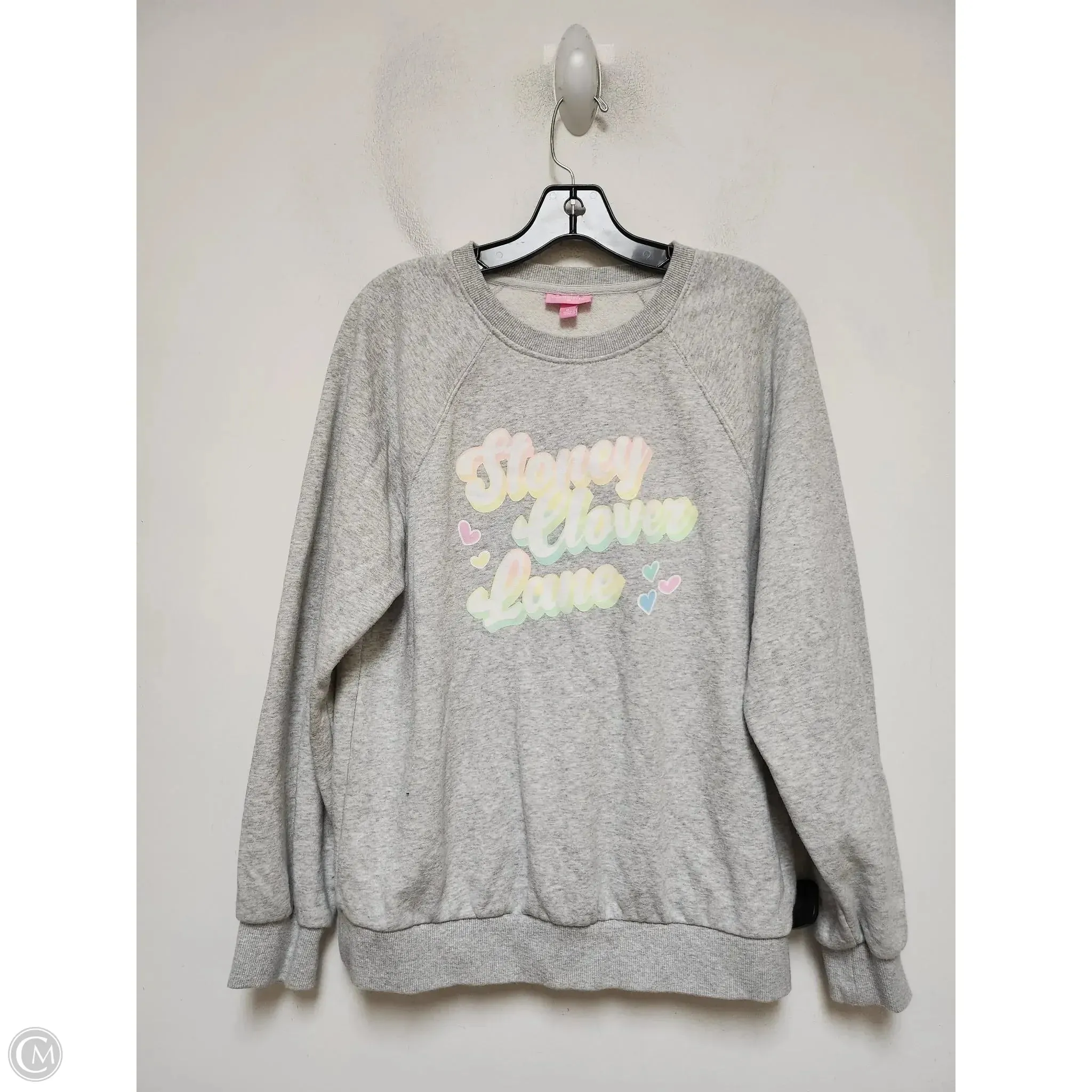 Sweatshirt Crewneck By Target-designer In Grey, Size: M TagFreeDesign Walk Mood